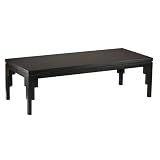 TLS by Design 13A-1011 Uptown Cocktail Table - Translucent Black