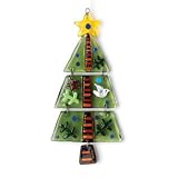Demdaco Silvestri 20071564 Glass Fusion Christmas Tree Ornament