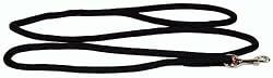 Hamilton 4' x 5/16" Round Braided Nylon Dog Lead, Black