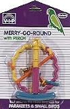 Vo-Toys Merry Go Round with Perch Bird Toy