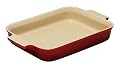 Le Creuset Stoneware 12 1/2-Inch Rectangular Baking Dish, Cherry