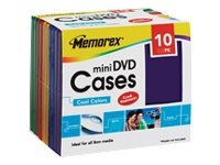 MEMOREX 10xDVD Pocket 8cm leer Huelle farbig Preisvergleich
