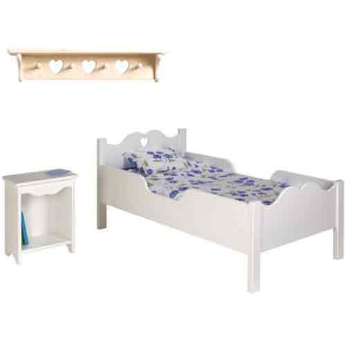 Scalloped Toddler Bed Color Natural with No Cutout