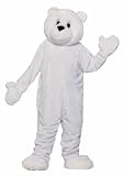 Polar Bear Plush Economy Mascot Adult Costume