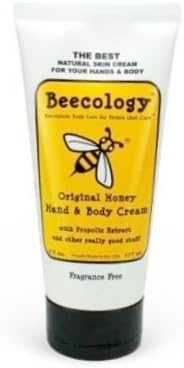 Beecology Original Honey Natural Hand & Body Cream - Fragrance Free 6 oz.
