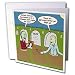 All Products : Rich Diesslins Funny General Cartoons - Halloween - Zombies are Invited to Michael Jacksons Party - Greeting Cards-6 Greeting Cards with envelopes