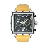 Emporio Armani Mens Chronograph Mango Strap Watch by Emporio Armani