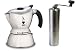 BIALETTI カプチーノメーカー ムッカ・ポリッシュとポーレックスコーヒーミルのお得セット