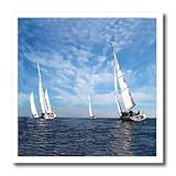 Sail Boats - 6x6 Iron On Heat Transfer For White Material