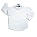 Perry Ellis - Boys Long Sleeve Button Down Dress Shirt, White