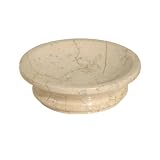 Tapered Botticino Marble Soap Dish