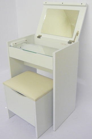 ドレッサースツール付DR-5070-ホワイト 