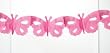 Set of 2 Butterfly Garland, Pink