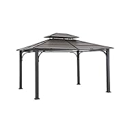 sunjoy D-GZ840PST-E1 Gazebo Hardtop, Faux Copper
