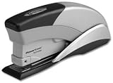Electronics : Rexel Pulsar PowerEase Stapler Full Strip for No.26/6 24/6 Throat 50mm Silver and Black Ref 210152