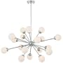 Possini Euro Design Opal Glass Pendant Chandelier