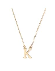 Marie Todd 18k Gold Vermeil Letter "K" Necklace