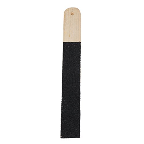 Yibuy Black + Wooden Color Wood Piano Hammer Sandpaper Rectangle Shape