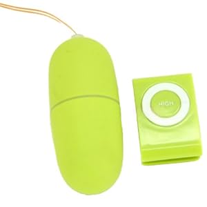 Eforstore Remote Control MP3 Wireless Waterproof Vibrating Love Egg Multi 20 Speed Vibrator Vibration Massager Bullet Vibe G-Spot Adult Sex Toys with Chain for Women (Color Random)