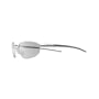 Nike Revolve Sunglasses, EV0274-012, Chrome Silver Frame/ Smoke Lenses