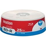Imation - 25 x BD-R - 25 GB 4x - white - ink jet printable surface, printab ....