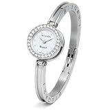 Bvlgari B.zero1 Steel Diamond Bangle Ladies Watch 101272 by Bvlgari