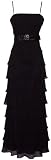 Tiered Ruffle Chiffon Prom Formal Gown Long Holiday Party Cocktail
Dress Bridesmaid - L