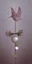 Hummingbird Weathervane with Gazing Ball #34345