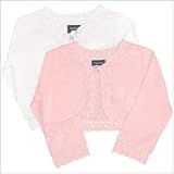 Girls Crochet Edge Shrug