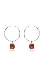 Lola Vanderkeen Pendientes Deep Chocolate Marrón