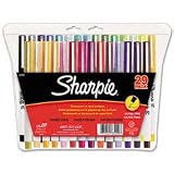 Sharpie ultra fine tip permanent markers, 29-color set, 0.2mm