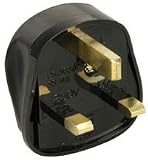Review Skytronic  / MSB45W Rubber UK mains plug, 13A fuse, white - bulk