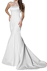 Strapless Lace-Up Sweetheart Mermaid Satin  Dress