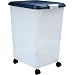 IRIS Airtight Pet Food Storage Container, 69 Quart, Navy