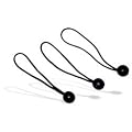 Heavy-Duty 9-Inch 'Bungee Ball' Elastic Cords - Set of 25