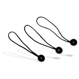 Heavy-Duty 9-Inch Bungee Ball Elastic Cords - Set of 25