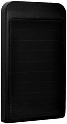 Multi Function Panel USB Power Solar Bank Battery Charger for Cell Phone MP3(black)