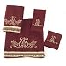 Bathroom Towels - 8-piece Set - Manitoba Scroll by Avanti Linens