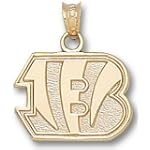 Cincinnati Bengals "B" 1/2" Charm/Pendant