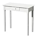 Premier Housewares Wooden Console Table, 76 x 40 x 78 cm, White
