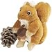 Plush Red Squirrel with Sound 6"