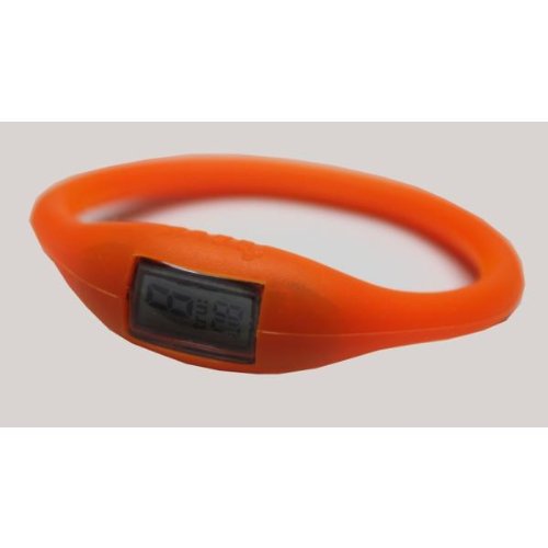 DDI TRU Silicone Sports Watch Tangerine Case Pack 12