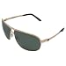 Von Zipper Skitch Polarized Aviator Sunglasses,Gold Frame/Vintage Grey Poly Polar Lens,one size