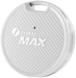 FOBO Max Wireless Bluetooth 4.0 Android and iOS Device Compatible Plastic Smart Tracker Tag with Stainless Steel Ring and CR2450 Battery