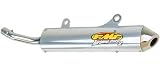 00-01 YAMAHA YZ125: FMF TURBINECORE 2 SPARK ARRESTOR SILENCER - 2-STROKE (SILVER)