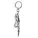 Keychains for Women in Sterling Silver 6 inches (krng266)