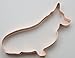 Sitting Welsh Corgi Cookie Cutter 5 Inch Handcrafted in USA by The Fussy Pup