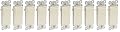 Altus 15 Amp Ivory Single Pole Decorator Wall Switch, 10-Pack