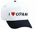 I Love opah White Cap