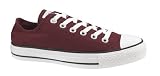 Converse Chuck Taylor All Star Lo Top Cranberry Canvas Shoes 117378F